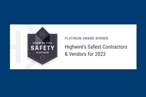 ChemTreat Recognized with Platinum Safety Award from Highwire
